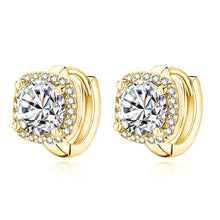 Nadine square earrings | Gold