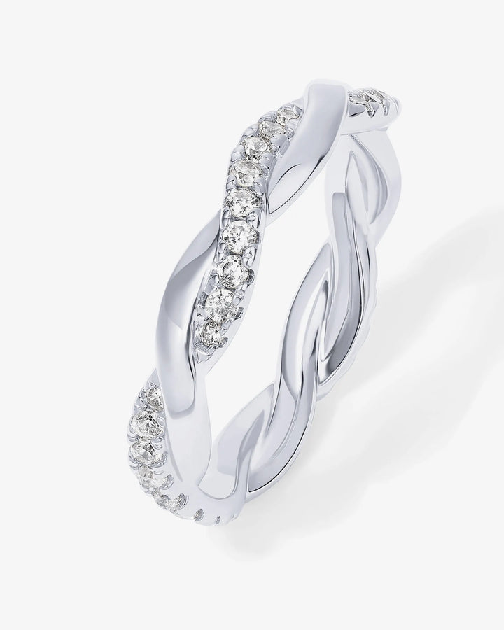 Braided Eternity Pinky Band – view 2