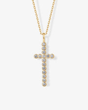 Cross Bezel Pendant