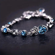 Ocean Heart Glow Bracelet | White Gold – view 2