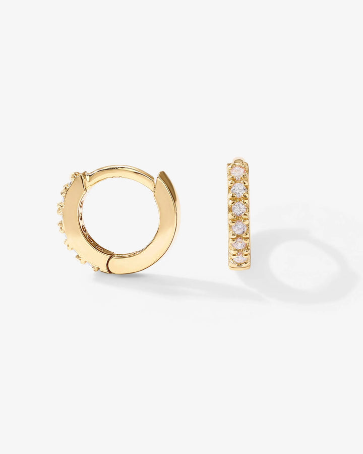 Mini CZ HuggiesEarrings