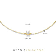 Cléa Moissanite Stone Bracelet | Gold – view 8