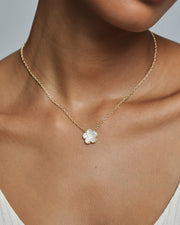 Gemstone Clover Necklace – view 5