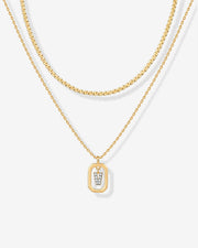 Singapore Initial Layering Necklace – view 43