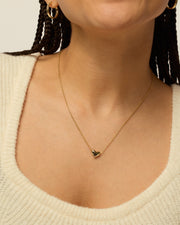 Tiny Heart Charm Necklace – view 3