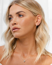Princess Cut HuggieEarrings – view 12
