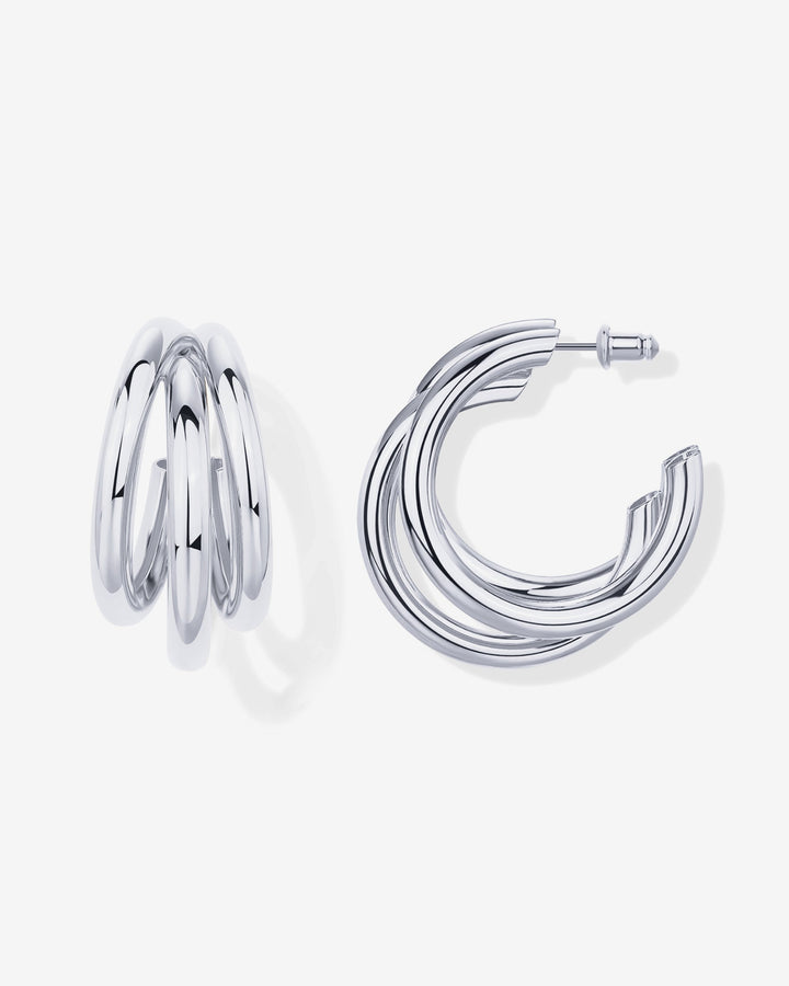 Triple Multi Hoop Earrings – view 2