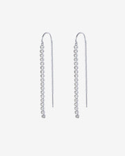 Cubic Zirconia Threader Earrings – view 10
