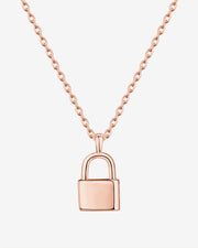 Lock Pendant Necklace – view 3