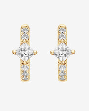 Princess Cut HuggieEarrings – view 7