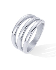 Chunky Triple Stack Ring – view 6