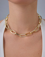 Chunky Paperclip Chain Necklace – view 3