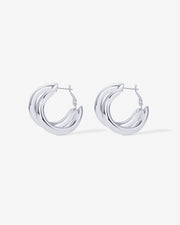Chunky Double HoopsEarrings – view 12