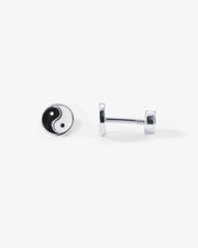 Yin Yang Screw Back StudsEarrings – view 2