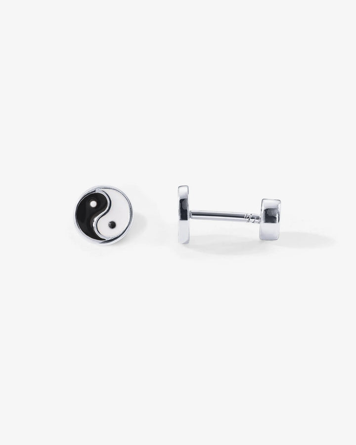 Yin Yang Screw Back StudsEarrings – view 2