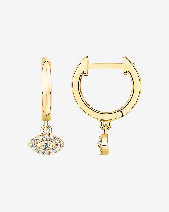 Evil Eye HuggiesEarrings