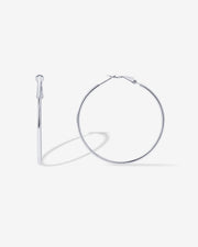 Clasp Back Thin HoopsEarrings – view 10