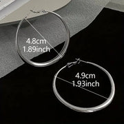 Big Hula Silver Earrings – view 4