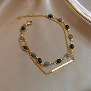 Olivia Moss Duo Bracelet | Gold – view 5