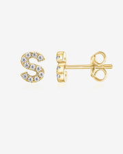 Gemma Initial StudsEarrings – view 55