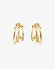 Vermeil Echo HoopsEarrings – view 5