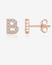 Gemma Initial StudsEarrings – view 5
