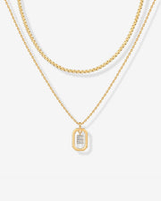 Singapore Initial Layering Necklace Copy – view 10