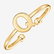 Thin Initial Ring – view 17
