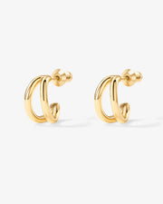 Vermeil Mia HoopsEarrings – view 4