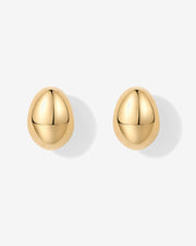 Chunky Dome Hoop Earrings – view 8