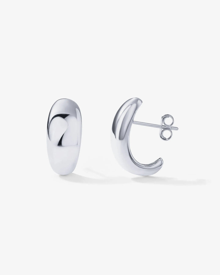 Dome Huggie Earring – view 2