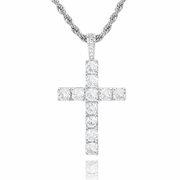 Cross necklace | Gold – view 2