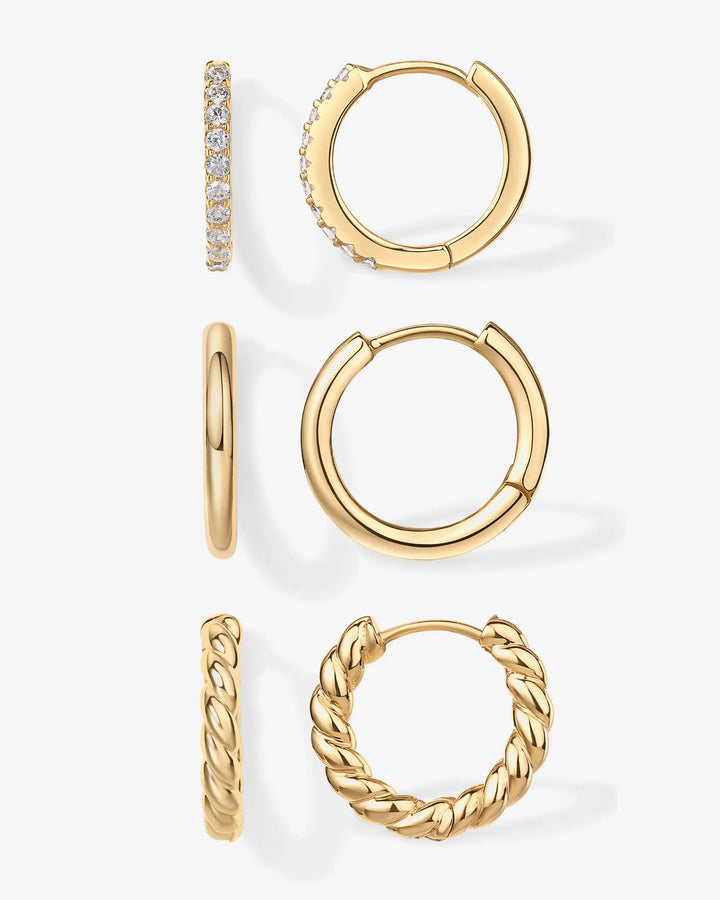 Aurora Trilogy Hoops SetEarrings