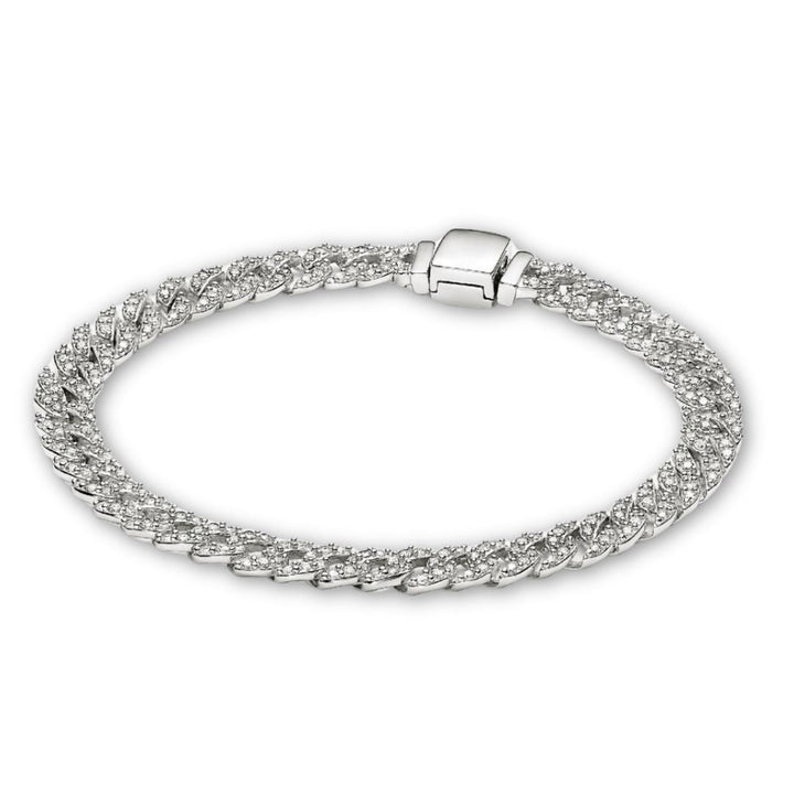 Pave Cuban Bracelet | Gold – view 2