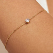 Cléa Stone Bracelet | White Gold – view 4