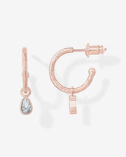 Drop Pear HoopEarrings – view 3