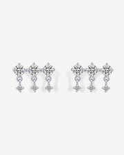 Triple Dangle No Piercing Earrings – view 6