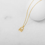 Lock Pendant Necklace – view 5