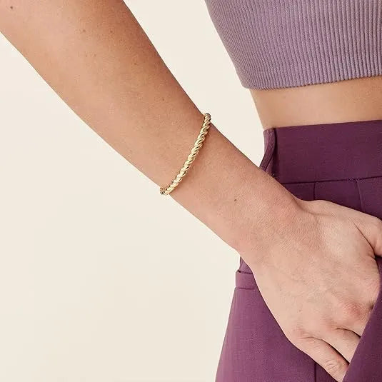 Twisted Bracelet | Gold – view 2