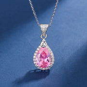 Aria Teardrop Pink Set | White Gold – view 4