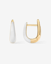 Sienna Enamel HuggiesEarrings