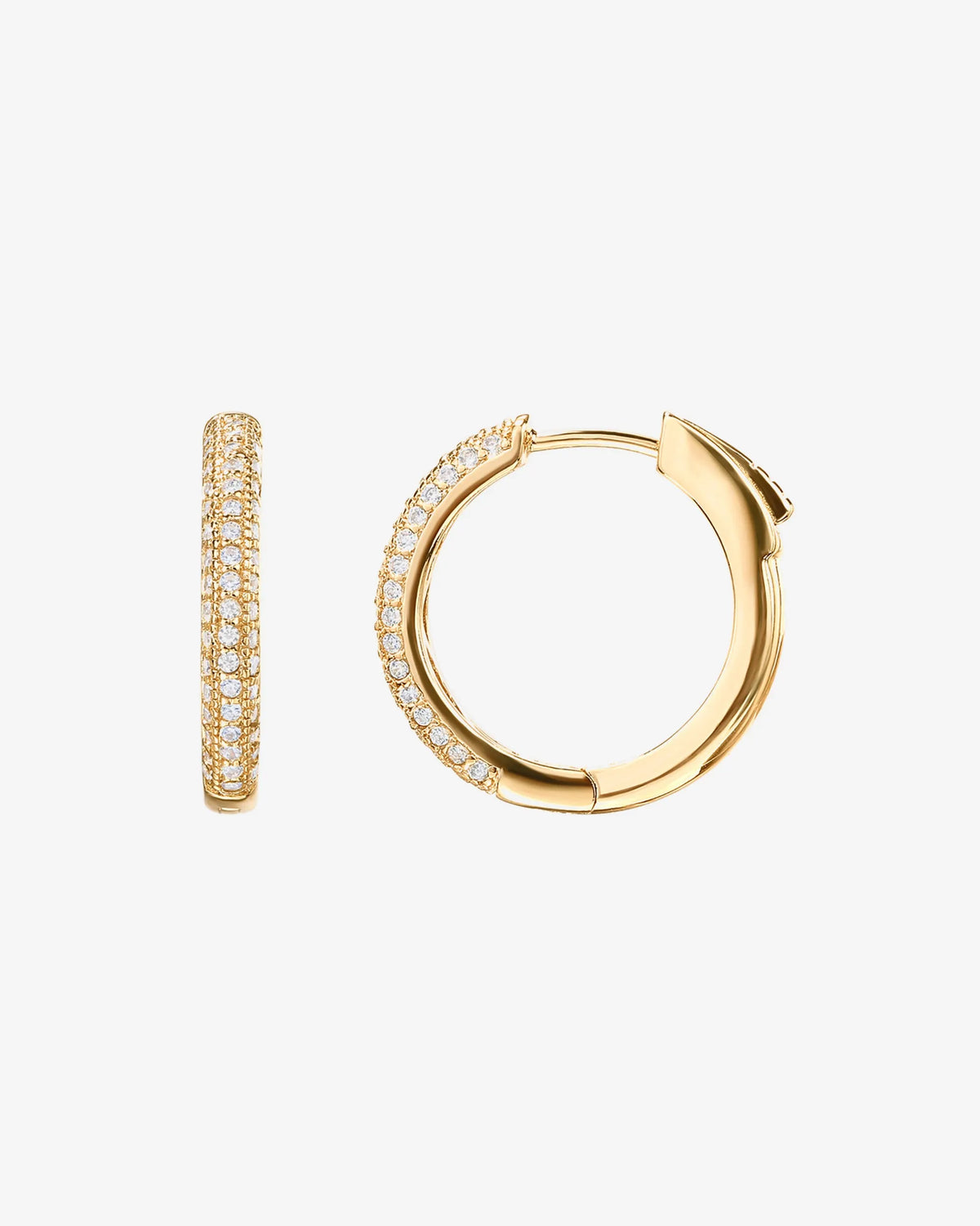Pavé HoopsEarrings