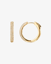 Pavé HoopsEarrings