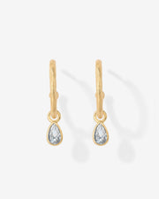 Drop Pear HoopEarrings – view 6