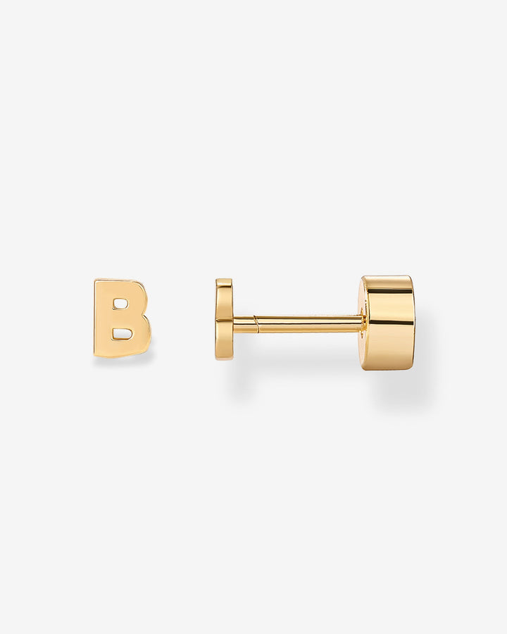 Initial Letter Flatback Earrings – view 2