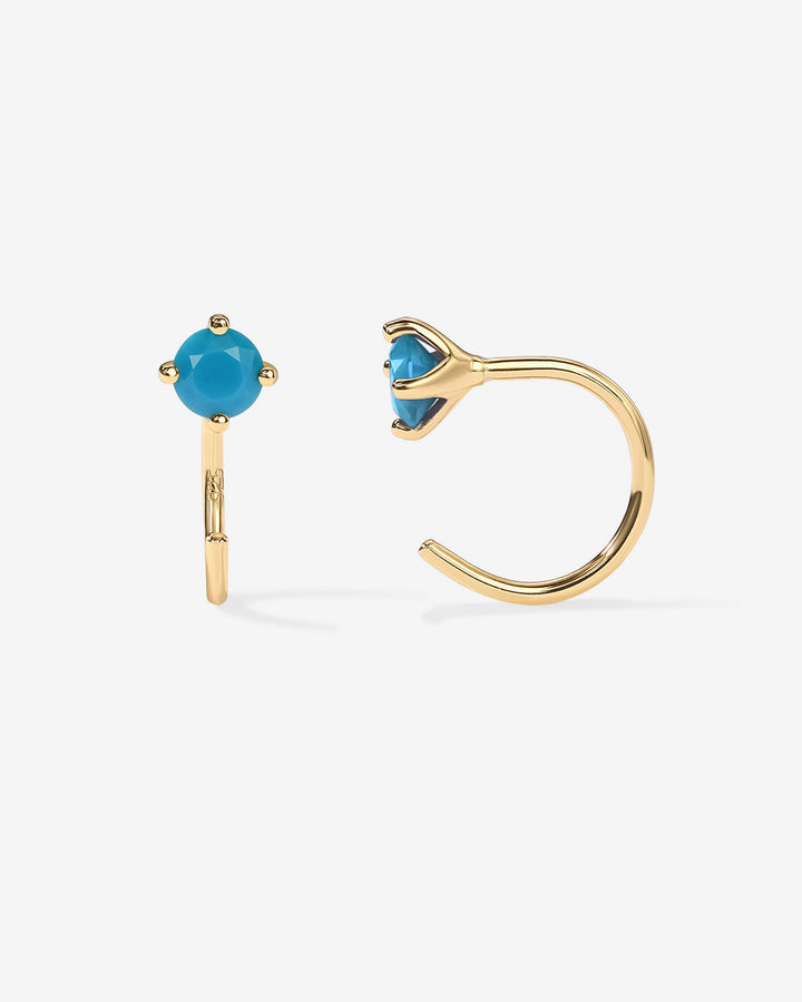 Boho Colored Half Hoop Earrings – view 2
