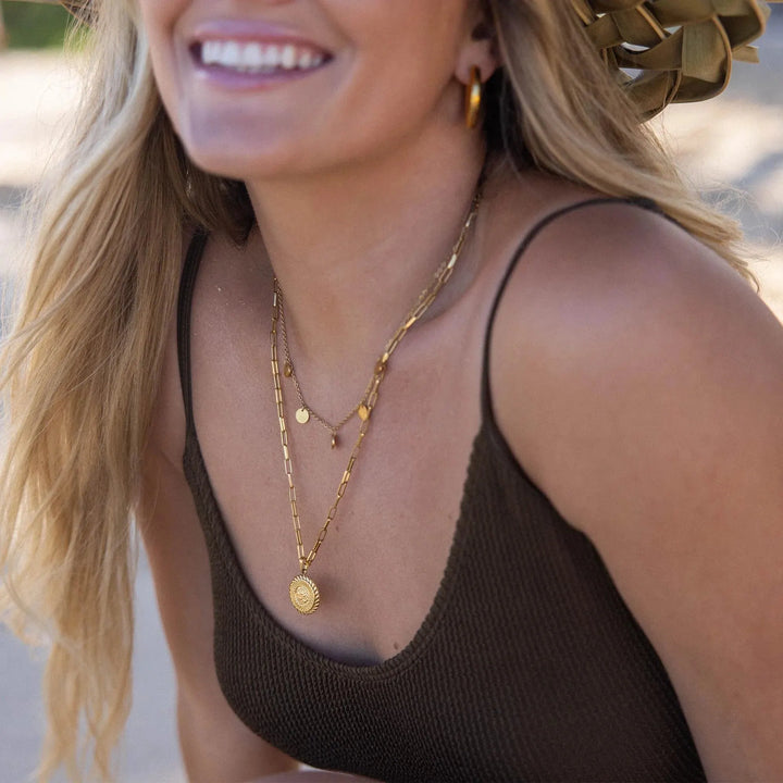Funky Buddha Necklace | Gold – view 2