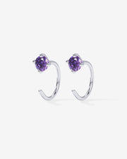 Boho Colored Half Hoop Earrings – view 44