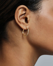 Hinged Hoop Earrings – view 3
