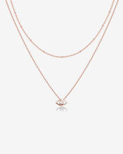 Layered Evil Eye Necklace – view 3